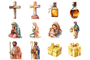 Christmas Nativity Clipart, an Illustration by Design Market (Thumbnail 3 of 3)