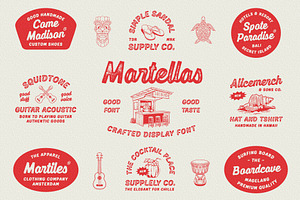 Martellas - Display Font