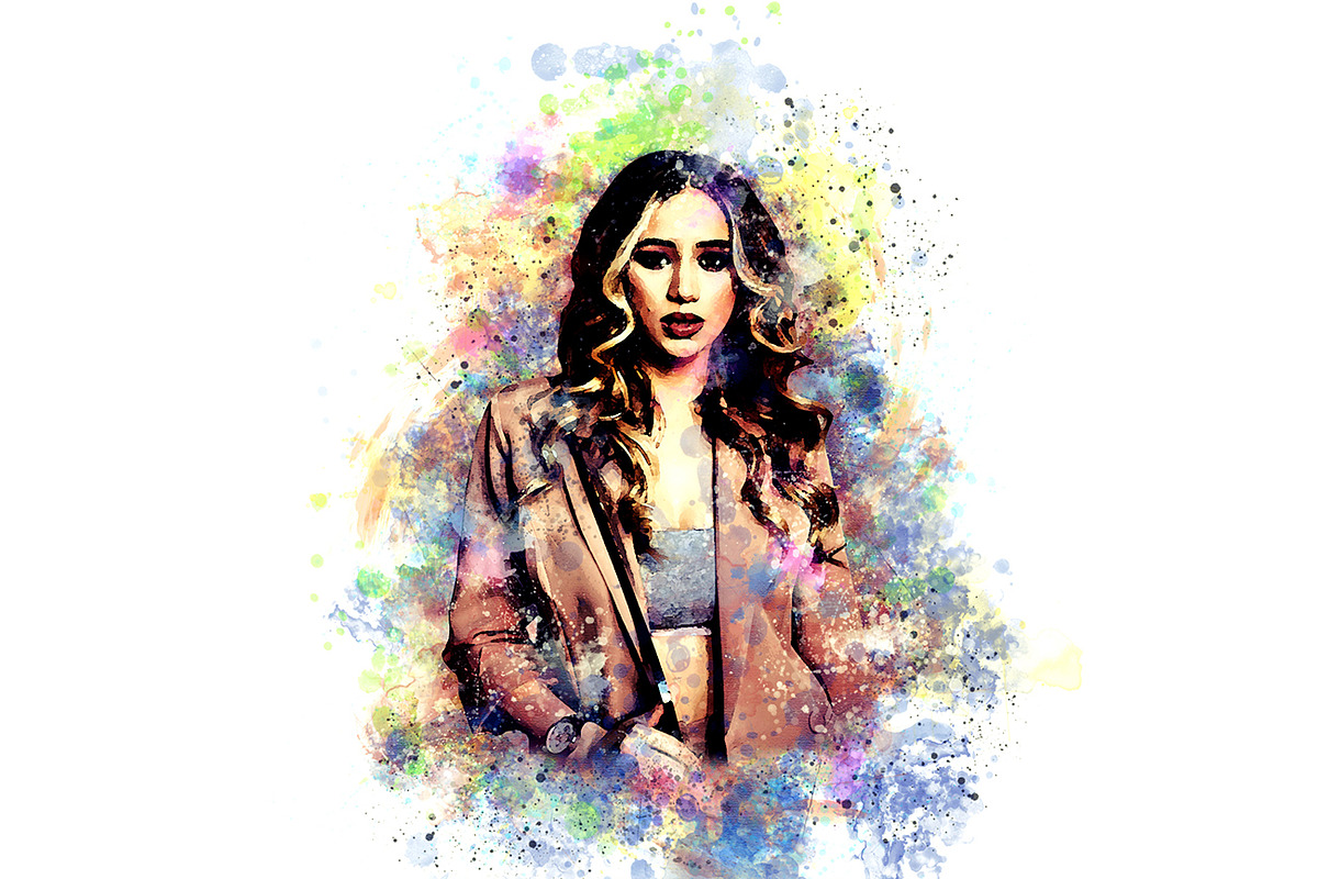 Watercolor Artwork Photoshop Action, an Action Add-On by Studio Retouch (Photo 3 of 10)