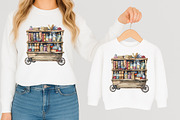Haunted Bookstore Clipart, an Illustration by Libby Wishes (Thumbnail 8 of 9)