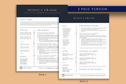 Resume template pro, Word, Pages, a Resume Template by VictoriousVita (Thumbnail 3 of 8)