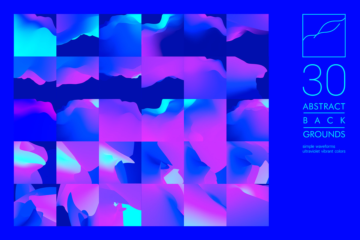 Vibrant Ultraviolet Backgrounds, a Texture Graphic by Alexander Baidin (Photo 2 of 10)