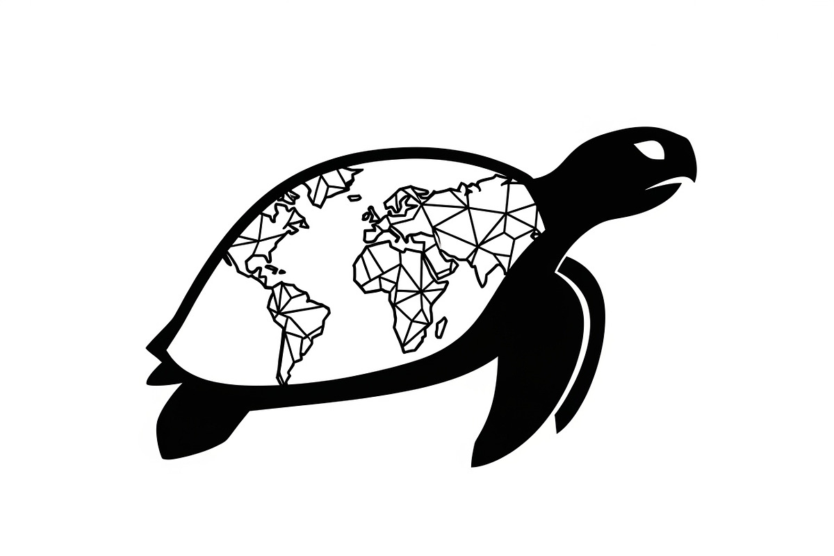 World Map Sea Turtle Bundle, an Illustration by Gaye Art (Photo 30 of 31)