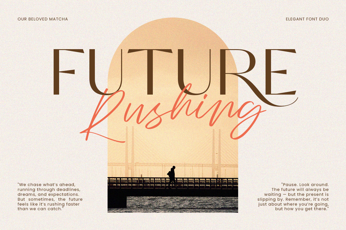 Our Beloved Matcha - Elegant FontDuo, a Serif Font by ClevUs (Photo 7 of 13)