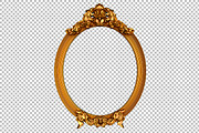 HI-RES VINTAGE OVAL FRAMES, an Object Graphic by 3DSTORE (Thumbnail 4 of 7)