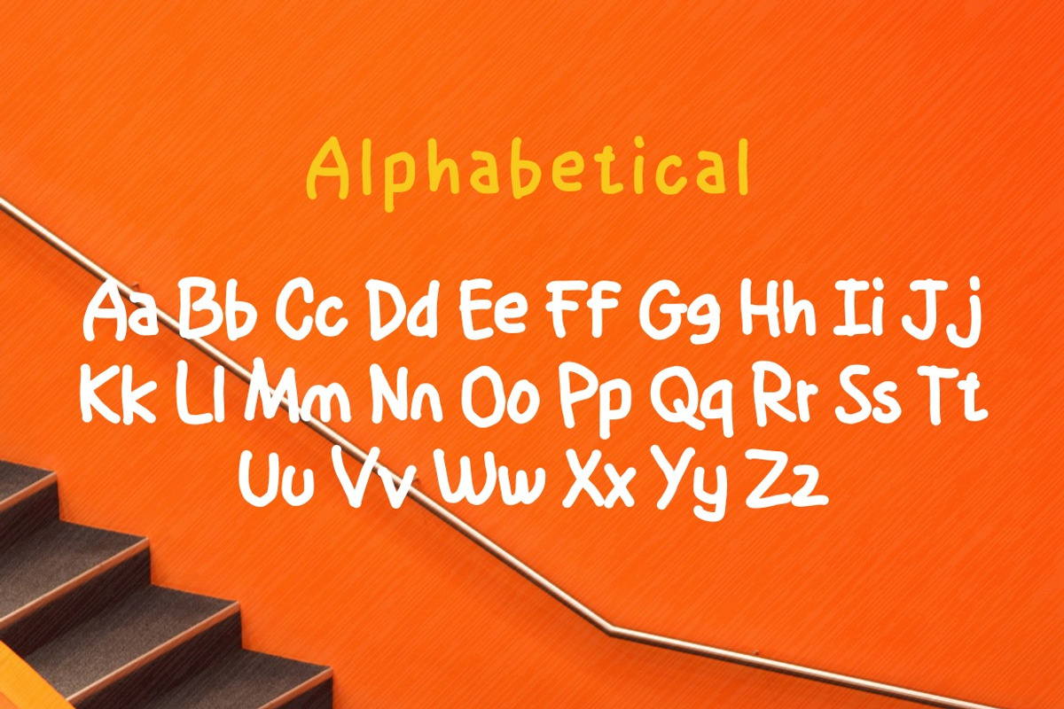 Bouboui - Bold And Fun Font, a Script Font by Dhabee (Photo 3 of 5)