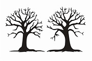Elegant Tree Silhouette Bundle, an Illustration by Designs_River (Thumbnail 4 of 9)