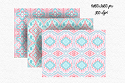 Pastel ikat Pattern seamless pattern, a Pattern Graphic by AkiraVilla (Thumbnail 4 of 7)