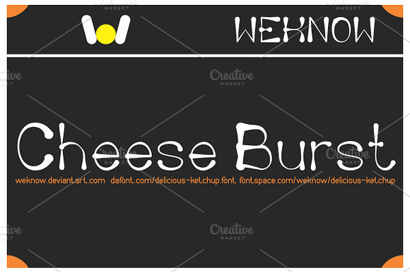 delicious ketchup font preview 7