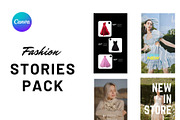 Fashion Stories Canva Template, a Social Media Template by AI Goddess Creations (Thumbnail 1 of 5)