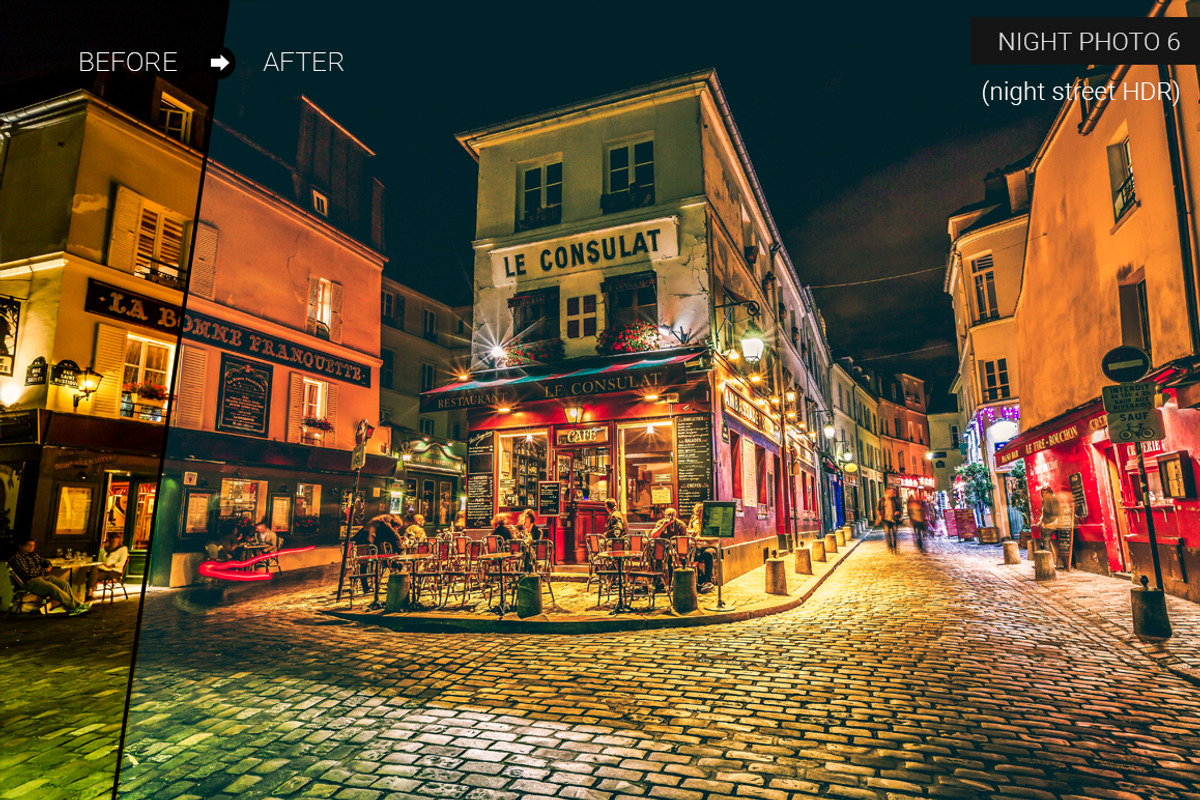 Night Photo Lightroom Presets, an Action Add-On by Dikarte.Store (Photo 6 of 7)