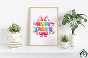Preppy Brushstroke Happy Easter png, an Illustration by Craft Nest (Thumbnail 5 of 6)