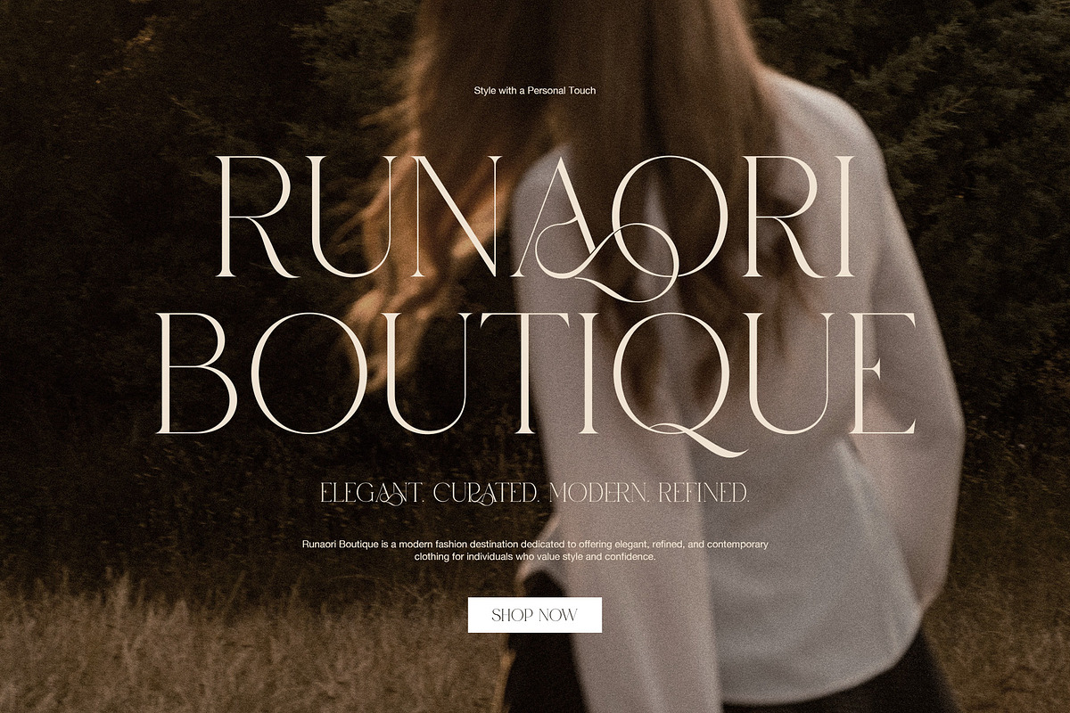 Dasier Elegant Fashion Serif Font, a Serif Font by Graphicxell (Photo 4 of 8)
