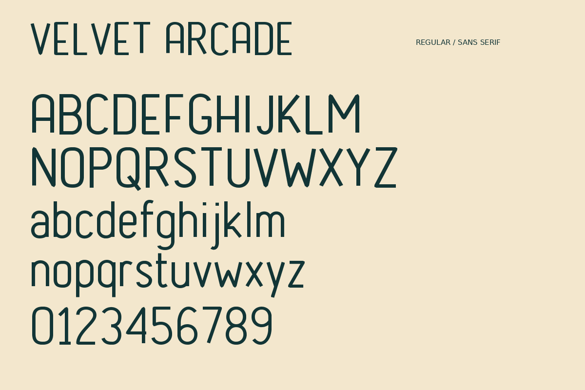 Velvet Arcade Architectural Art Deco, a Sans Serif Font by Colorsfav (Photo 9 of 11)