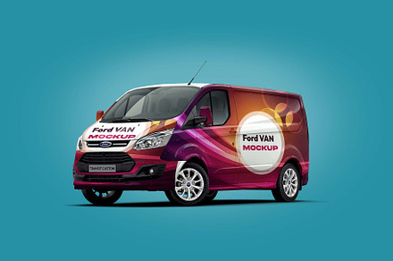 Ford Van Mockup PSD Template