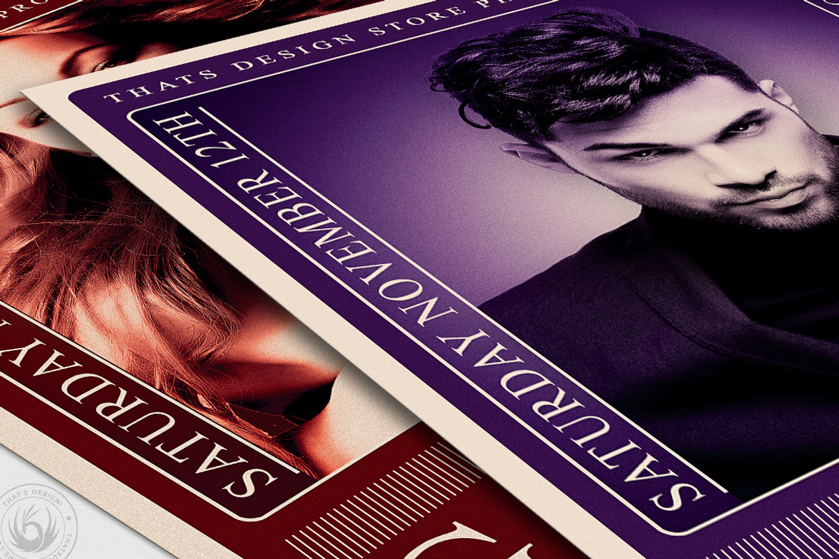 Artist Promotion Flyer Template V1, a Flyer Template by ThatsDesign Art