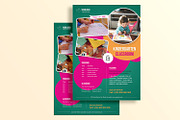 Kindergarten School Admission Flyer, a Flyer Template by retrographix (Thumbnail 4 of 4)