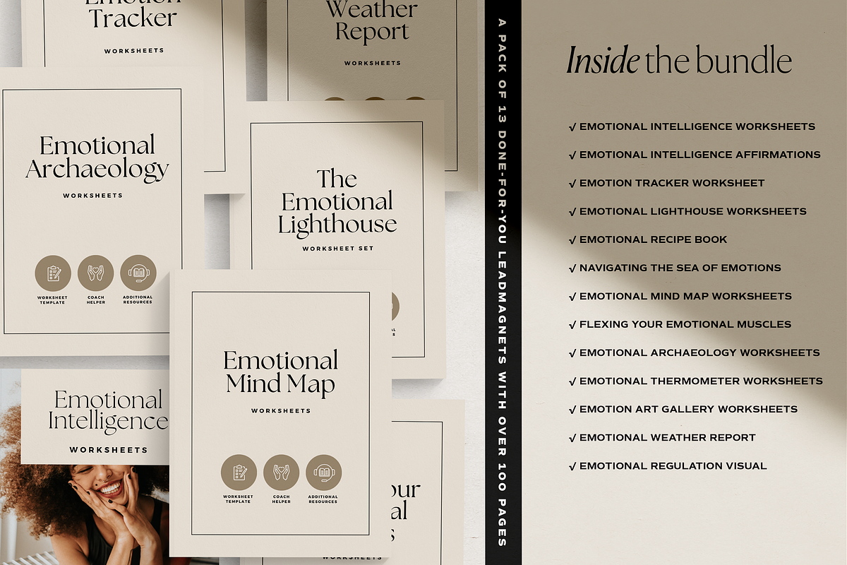 Emotional Awareness Lead Magnet Pack, a Marketing Template by HelloKarla (Photo 3 of 3)