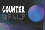 PGR Counter - Sharp Bubble Font, a Handwritten Font by Pikgura (Thumbnail 1 of 5)