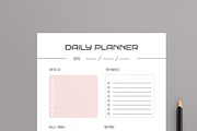 Minimal Personal Daily Planner, a Stationery Template by MightyDesign (Thumbnail 2 of 8)