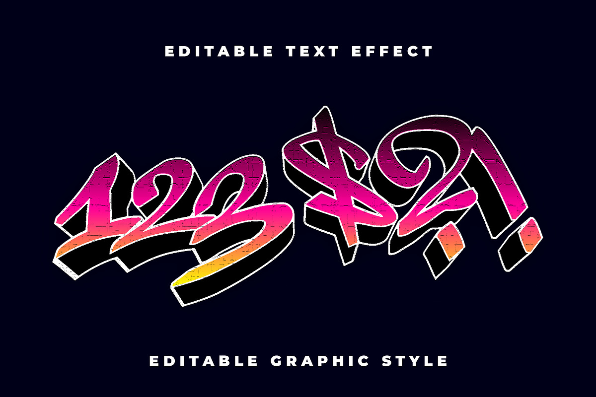 Urban Graffiti Text Effect preview 2