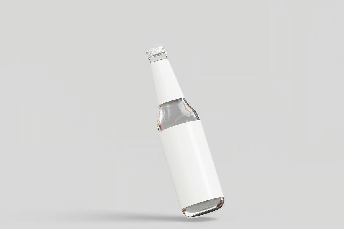 Glass Bottle Mockup, a Packaging Mockup by renderstockmarket (Photo 4 of 4)