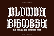 Glomos Bigmesh - Old English Font, a Blackletter Font by Iqsiart Studio (Thumbnail 1 of 7)