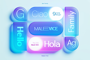 Malevice Pro | 9 Weight, a Sans Serif Font by Burntilldead (Thumbnail 3 of 13)