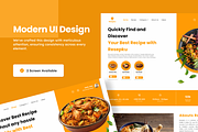 Resepku - Foods Recipe Landing Page, a Landing Page Template by productype1 (Thumbnail 2 of 5)