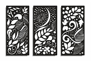 Decorative Wall Art Panel Vector Set, an Illustration by BIPLOB EXPERT (Thumbnail 2 of 9)