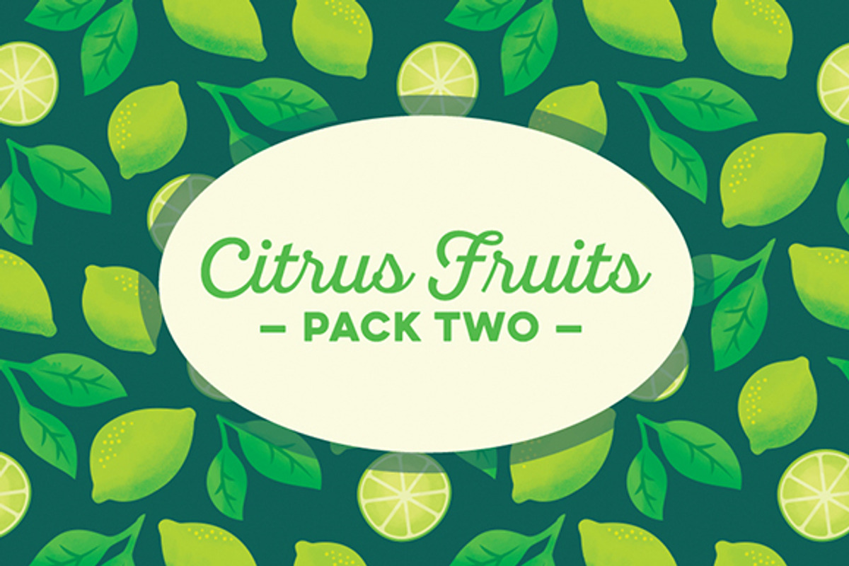 Citrus Fruits Pack 2: Limes, a Pattern Graphic by Ariel Tyndell Design (Photo 1 of 2)