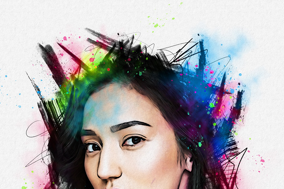Sketch Art Photo Effect Mockup PSD, a Brushes & More by zahidhossainalif (Photo 8 of 18)