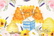 Honey Bee Watercolor, a Graphic by LABFcreations (Thumbnail 9 of 9)
