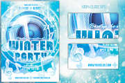 Winter Party Flyer, a Flyer Template by Mikko Lemola (Thumbnail 2 of 2)
