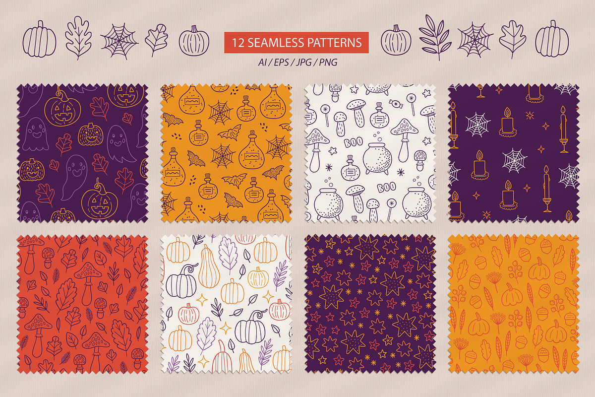 Halloween Kit #6, a Seasonal Illustration by miumiu (Photo 3 of 15)
