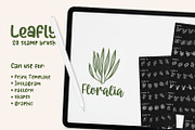 Leafly - Procreate Stamp Brush, a Brush Add-On by Good Java Studio (Thumbnail 3 of 7)