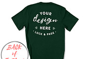 Back Of T-Shirt BC3001 Mockup Bundle, a Shirt Mockup by lock and page (Thumbnail 14 of 88)