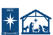 Faith-Inspired Dove & Tomb Graphic, a Person Illustration by CarWrap design (Thumbnail 1 of 3)