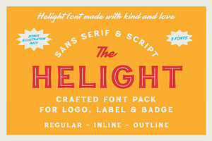 Helight - Crafted Font