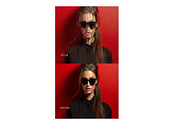 Glitch Warp Glass Photo Effect, a Brushes & More by studiogstock (Thumbnail 2 of 2)