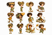 Whimsical Storybook Children Clipart, an Illustration by Libby Wishes (Thumbnail 4 of 7)