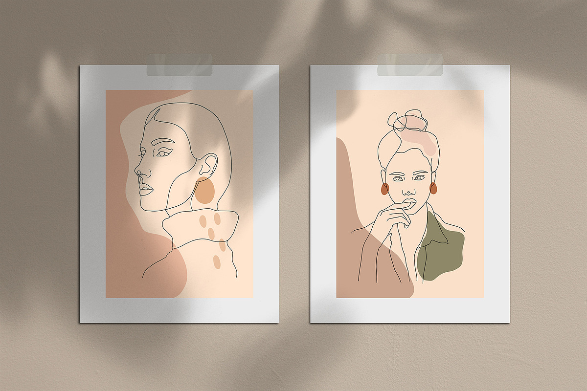 10 Line Art Posters, a Decorative Illustration by Miracles Everywhere (Photo 2 of 8)