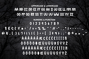 Horror Winter | Script Font, a Script Font by Scratchones (Thumbnail 7 of 8)