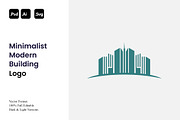 Minimalist Modern Building Logo, a Branding & Logo Template by Luxury Logos (Thumbnail 1 of 4)