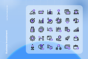 Business Investment Marketing Icon, an Outline Icon by Nathaya Studio (Thumbnail 2 of 2)