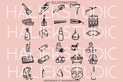 Wellness Girly Procreate Stamp Brush, a Brush Add-On by HalieKStudio (Thumbnail 2 of 10)