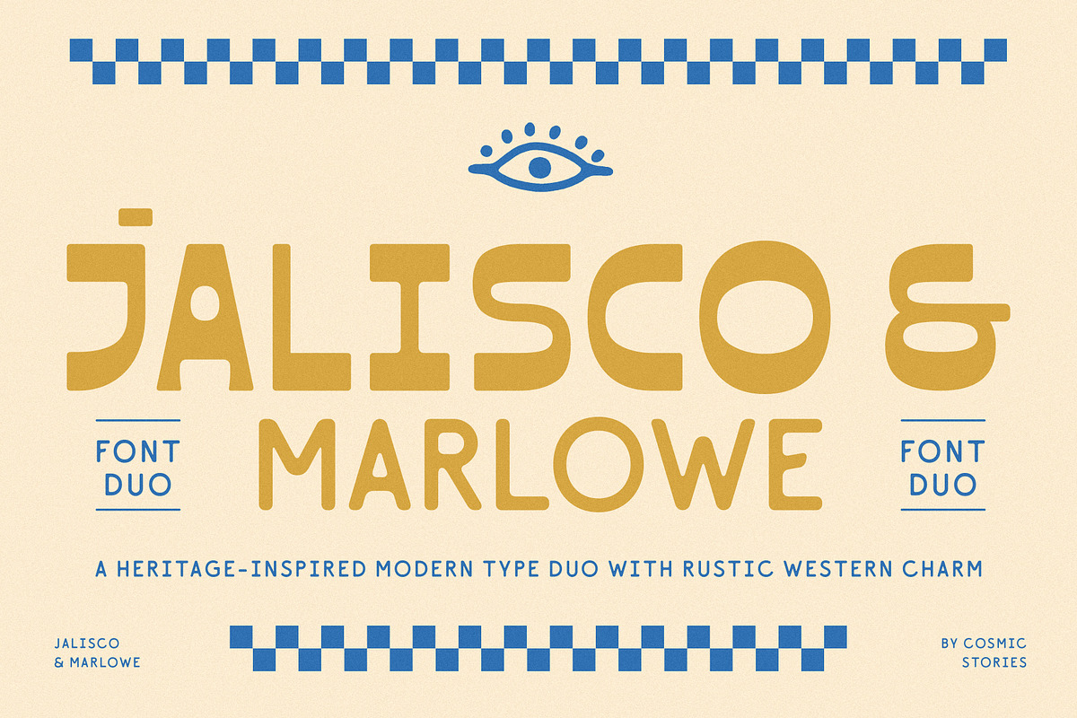 Jalisco & Marlowe Display Font Duo, a Font by CarmineType (Photo 1 of 17)