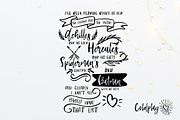 Rock-n-Roll Baby.Font trio+doodles, a Script Font by CallMeStasia (Thumbnail 14 of 19)
