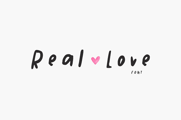 Real Love Whimsical Handwritten Font preview 8
