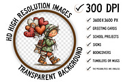 Quirky Valentine Boy Clipart, an Illustration by Craft Nest (Thumbnail 2 of 9)